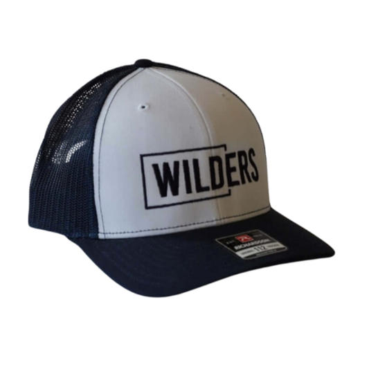 Wilders White & Navy Hat