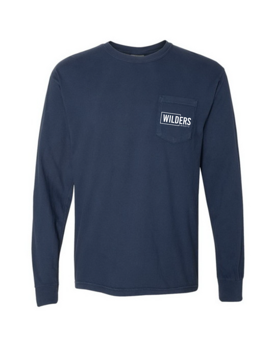 NAVY COMFORT COLOR LONG SLEEVE WILDERS WAGYU