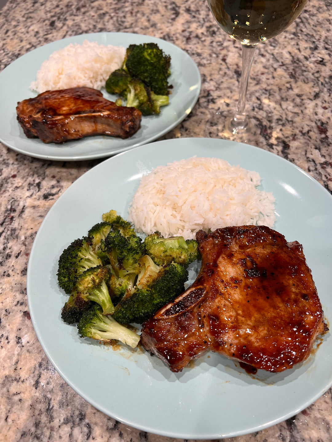 Glazed Pork Chops with Hot Pepper Jelly