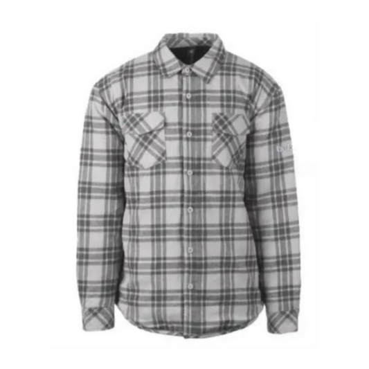 RIVERWILD GREY/STEEL BURNSIDE FLANNEL JACKET