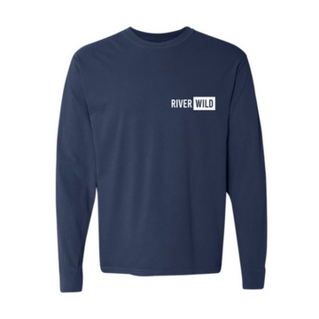 RIVERWILD NAVY LONG SLEEVE TEE