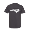 GRAPHITE SHORT SLEEVE STAYWILD NC TEE