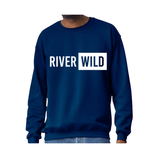 RIVERWILD NAVY GILDAN FLEECE CREW