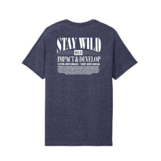 RIVERWILD MISSION STATEMENT SNOW HEATHER JERZEES BAND TEE
