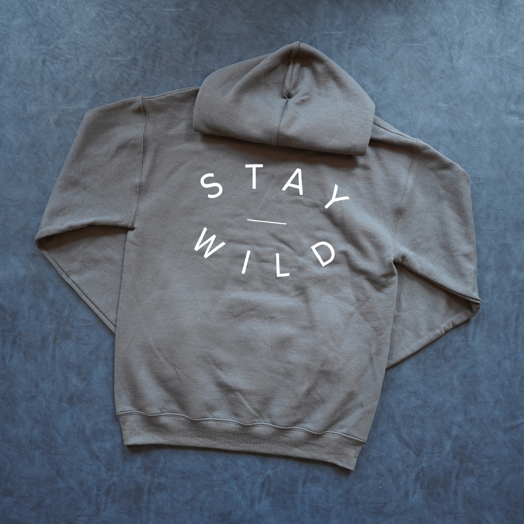 StayWILD Dark Grey Hoodie