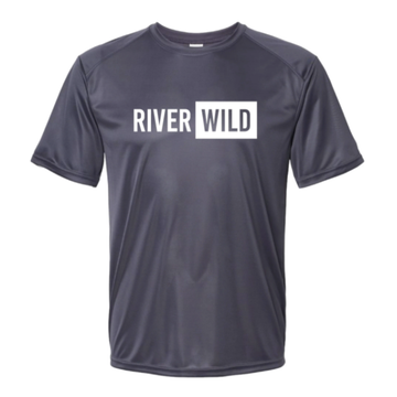 RIVERWILD DARK GREY DRI FIT SHORT SLEEVE SHIRT