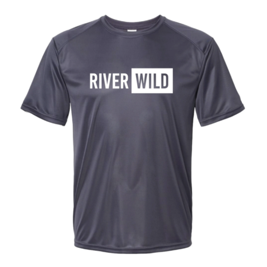 RIVERWILD DARK GREY DRI FIT SHORT SLEEVE SHIRT