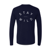 WILD Block Navy Long Sleeve Shirt