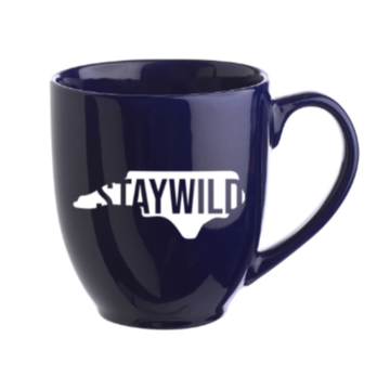 Navy NC StayWild Coffee Mug