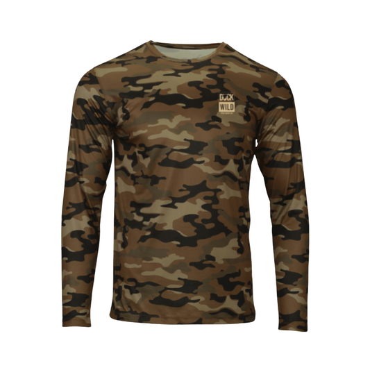 Coyote Camo DuckWild Paragon Long Sleeve Tee