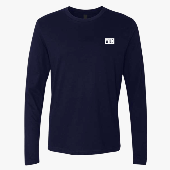 WILD Block Navy Long Sleeve Shirt