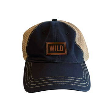 WILD Block Navy Ladies Hat