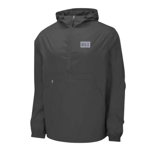 WILD GRAPHITE SPORT TEK PACKABLE ANORAK JACKET