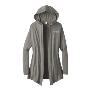 LADIES RIVERWILD GREY FROST HOODED CARDIGAN