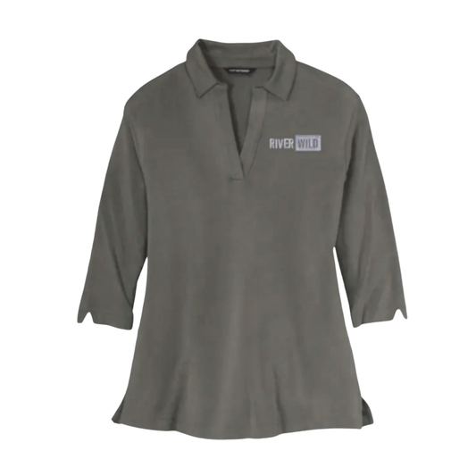 LADIES RIVERWILD STERLING GREY KNIT TUNIC