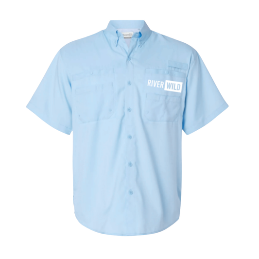 RiverWILD Paragon Blue Mist Woven Short Sleeve