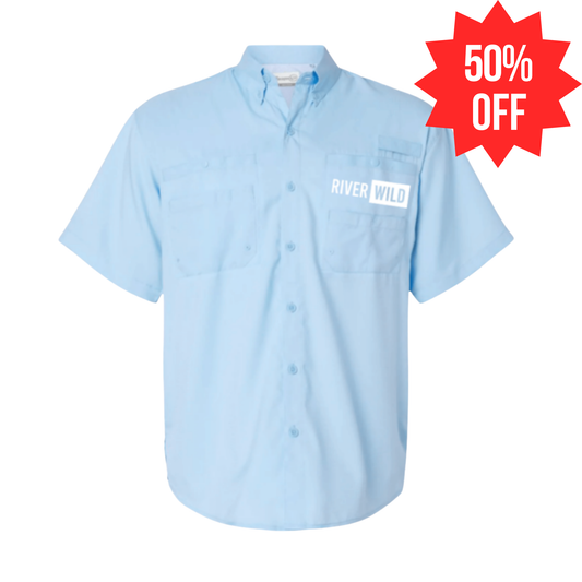 RiverWILD Paragon Blue Mist Woven Short Sleeve