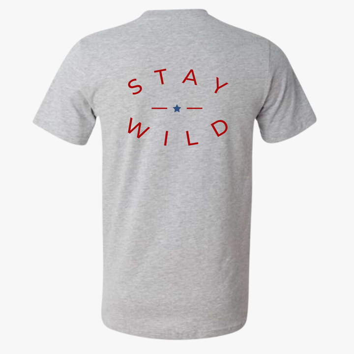 StayWILD Grey Flag Shirt