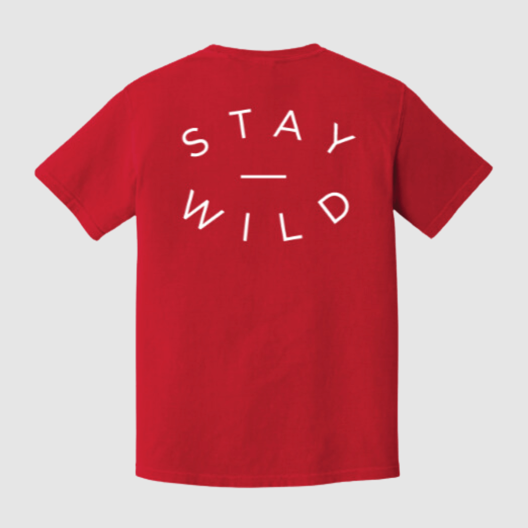 WILD Block Red Shirt