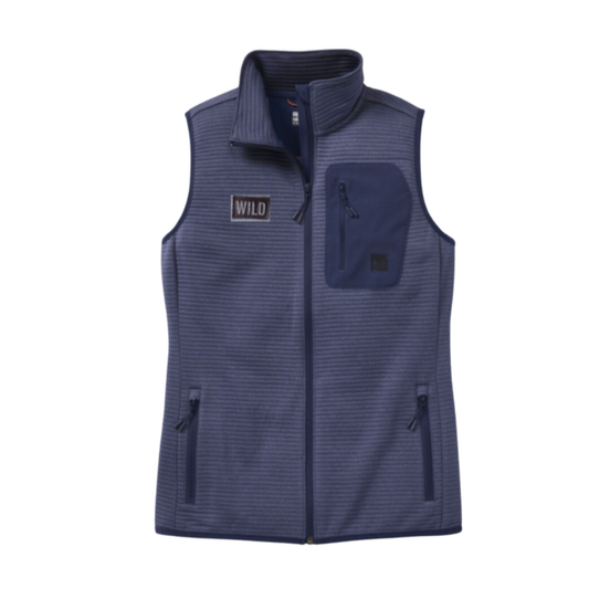 Ladies Duluth Blue Wild Block Vest