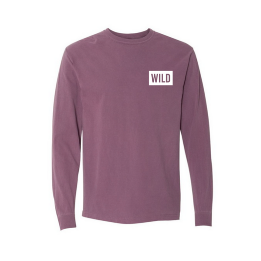 Staywild Berry Comfort Colors Long Sleeve Tee