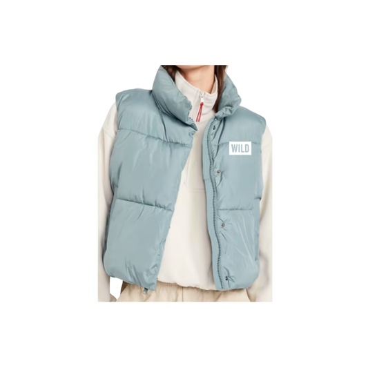Ladies Puffer Vest WILD Block