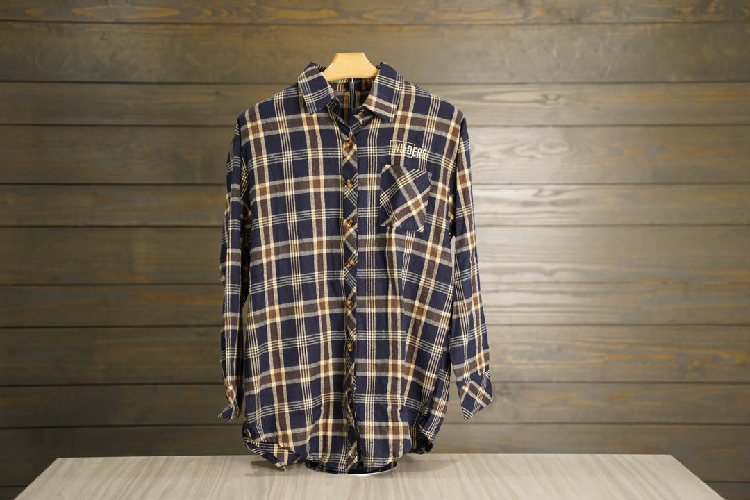 Wilders Navy Ladies Flannel