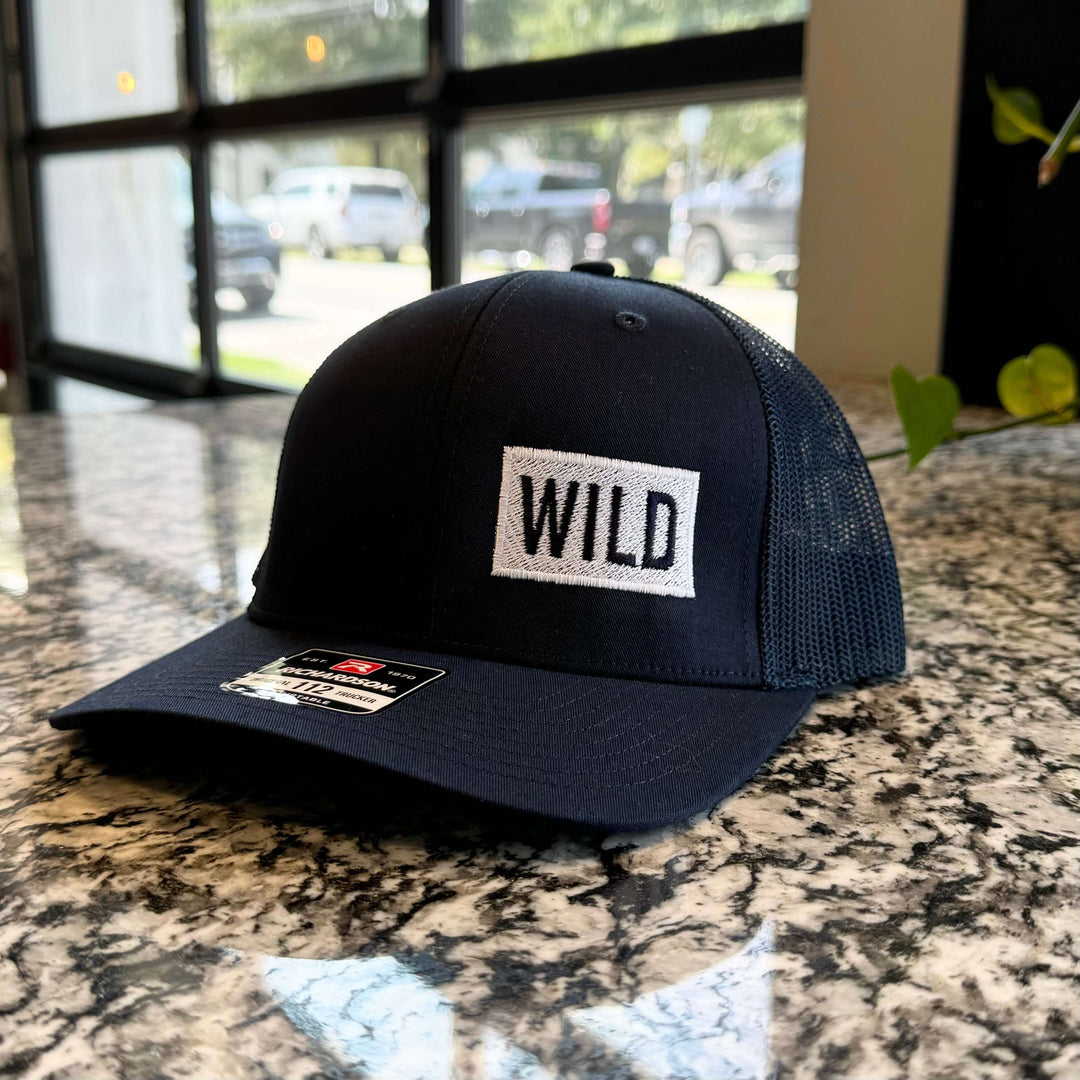 WILD Block Navy Hat