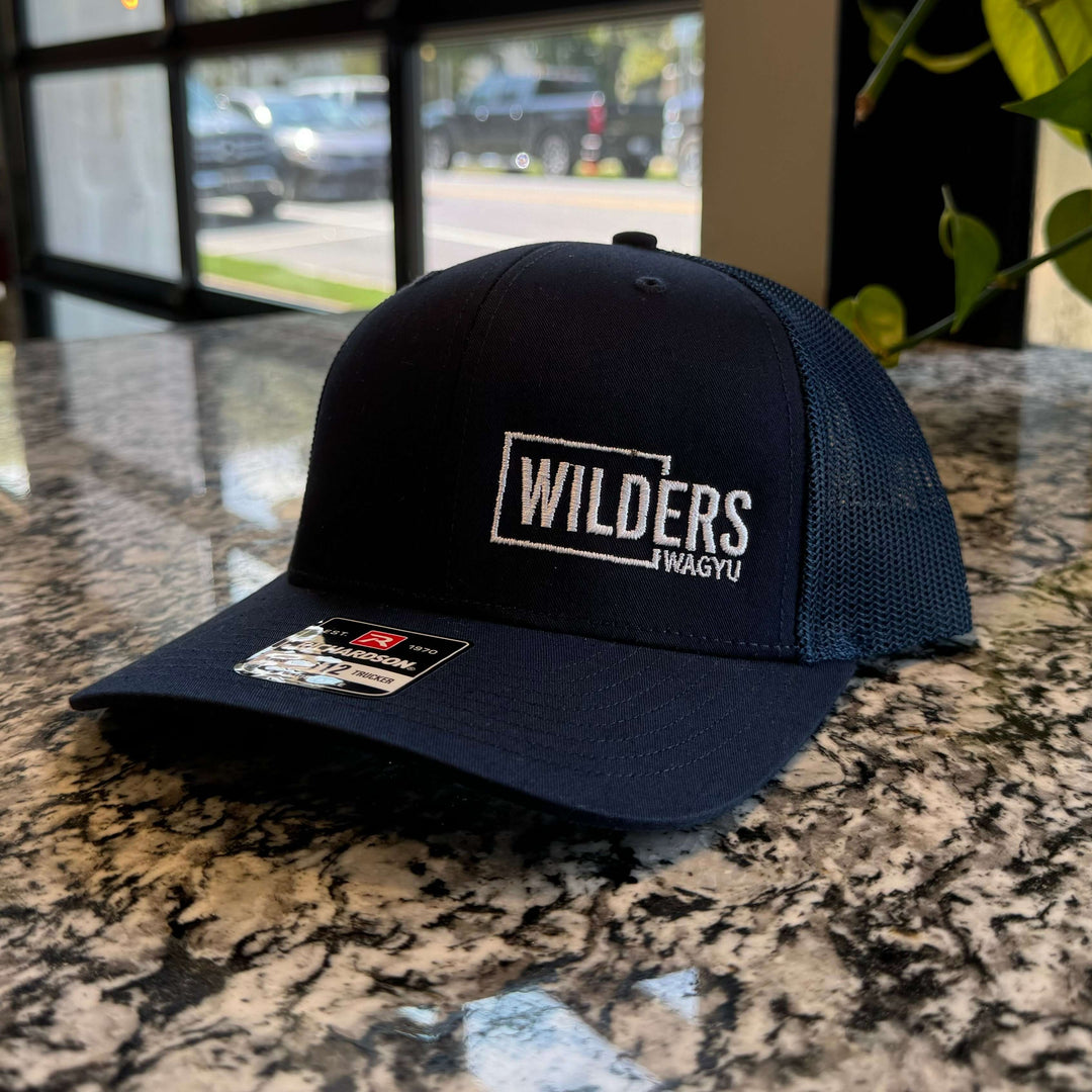 Wilders Wagyu Side Navy Hat