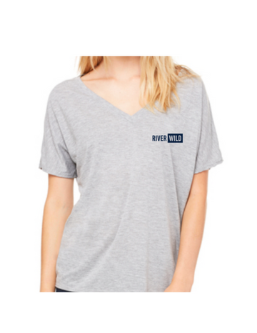 Ladies RiverWild Athletic Heather Slouchy V-Neck Tee