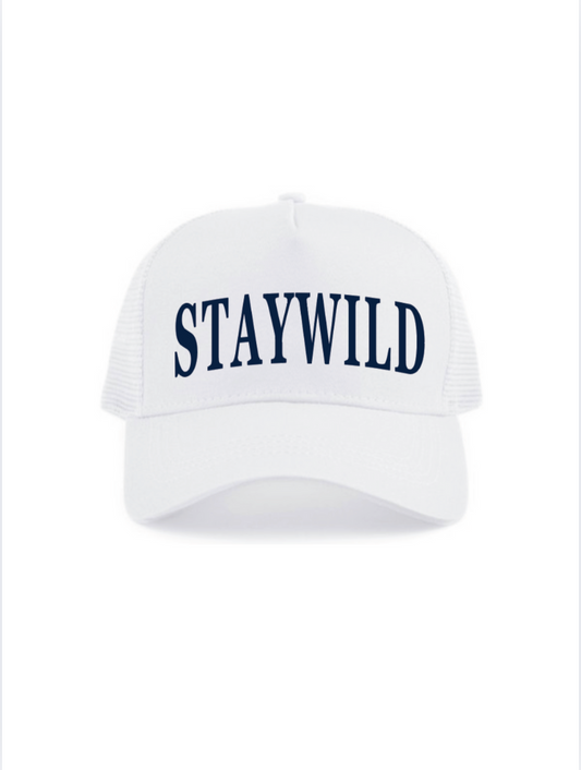 White StayWILD Women's Baseball Cap