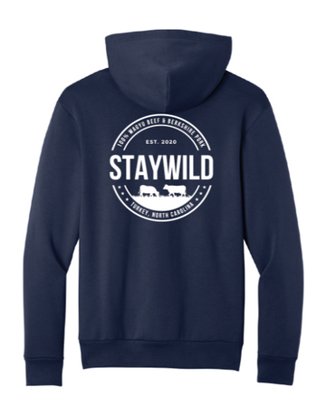 Wilders Navy Animal Hoodie
