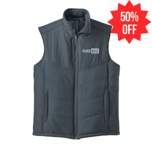 RIVERWILD DARK SLATE/BLACK PUFFY VEST