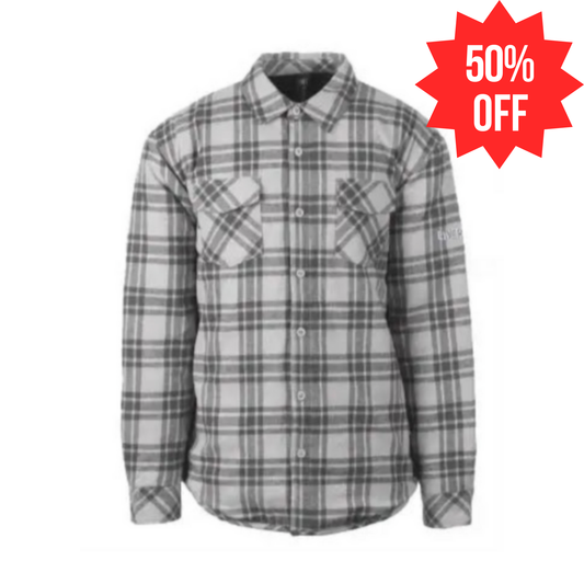 RIVERWILD GREY/STEEL BURNSIDE FLANNEL JACKET