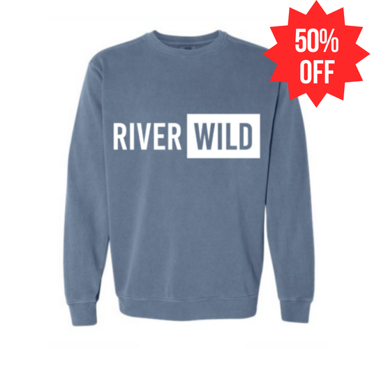 BLUE JEAN RIVERWILD COMFORT COLORS SWEATSHIRT
