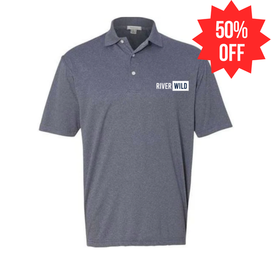 RIVERWILD FEATHERLIGHT NAVY POLO