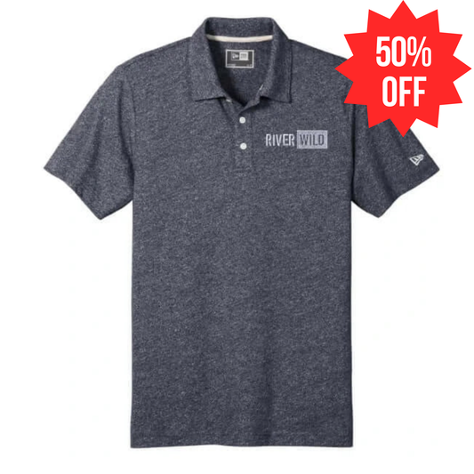 RIVERWILD TRUE NAVY NEW ERA TWIST POLO