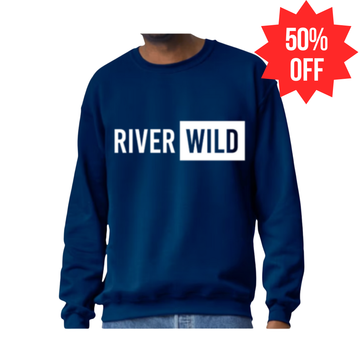 RIVERWILD NAVY GILDAN FLEECE CREW