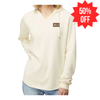 WILD Block Ladies Cream Lightweight Hoodie