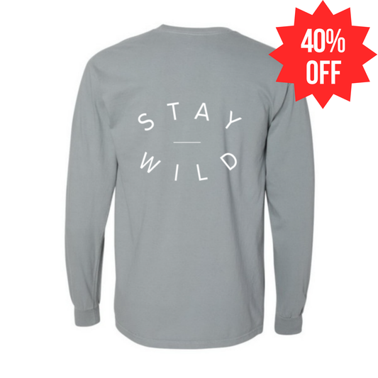 RIVERWILD GREY LONG SLEEVE TEE