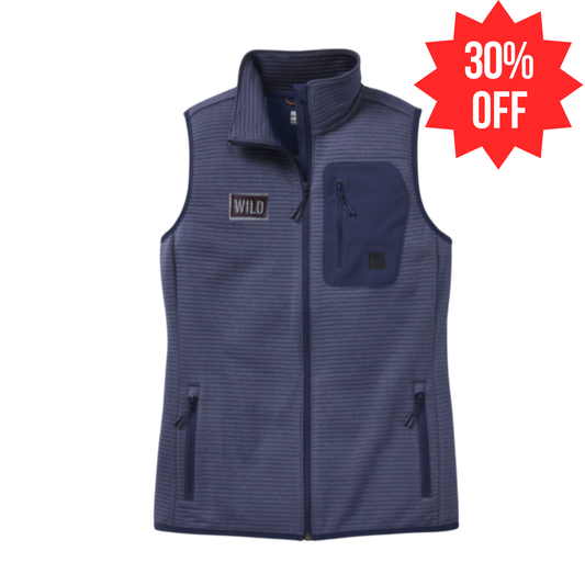 Ladies Duluth Blue Wild Block Vest