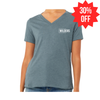 Wilders Heather Slate Ladies V-Neck