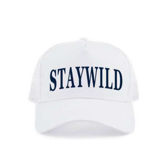 White StayWILD Women's Baseball Cap