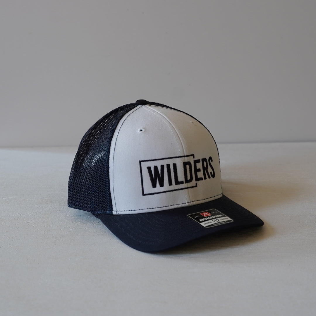 Wilders White & Navy Trucker Hat