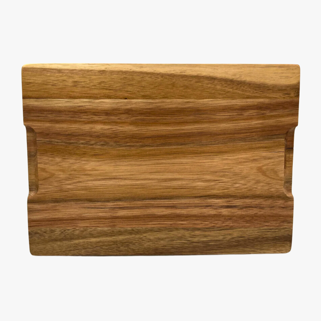 WILD Acacia Small Cutting Board with Back Handles