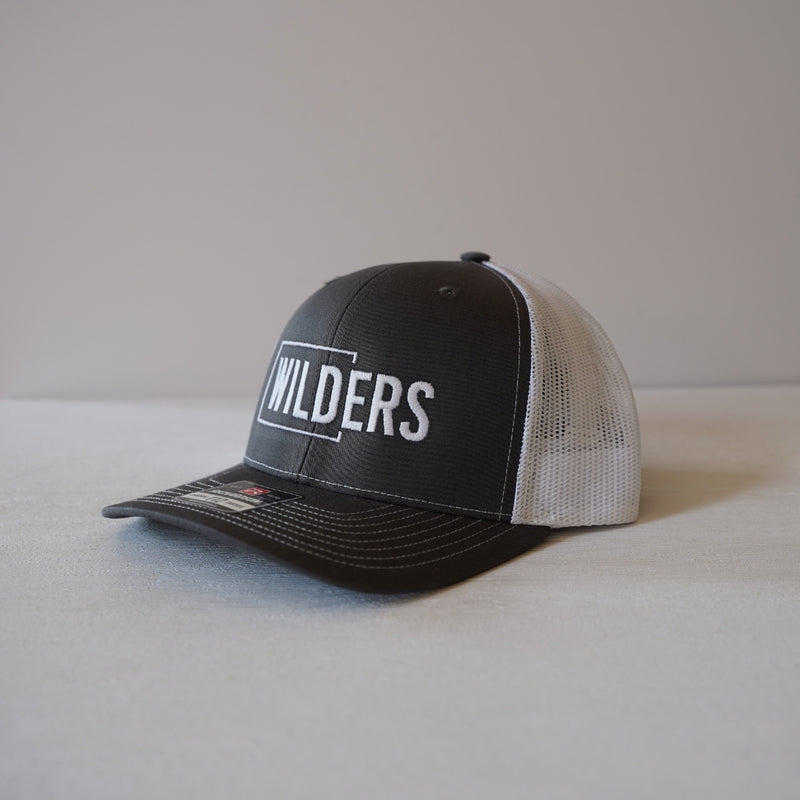 Wilders Grey & White Trucker Hat